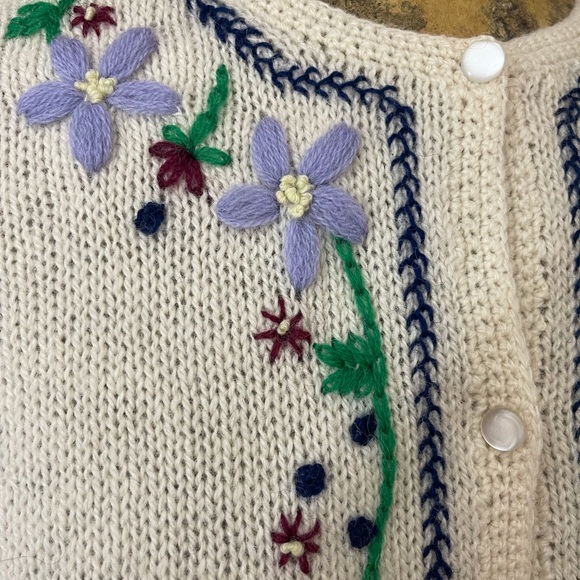 European Sweaters Euro Shetland Wool Cottagecore Cardigan Poshmark
